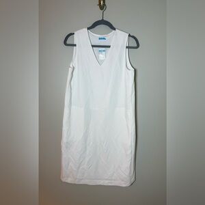 J. McLaughlin Emmett White V-Neck Dress‎ - Size: M